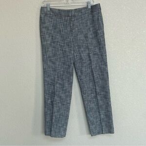 Ann Taylor Kate Fit Women’s Size 6 Gray Textured Cropped Dress Pants Office